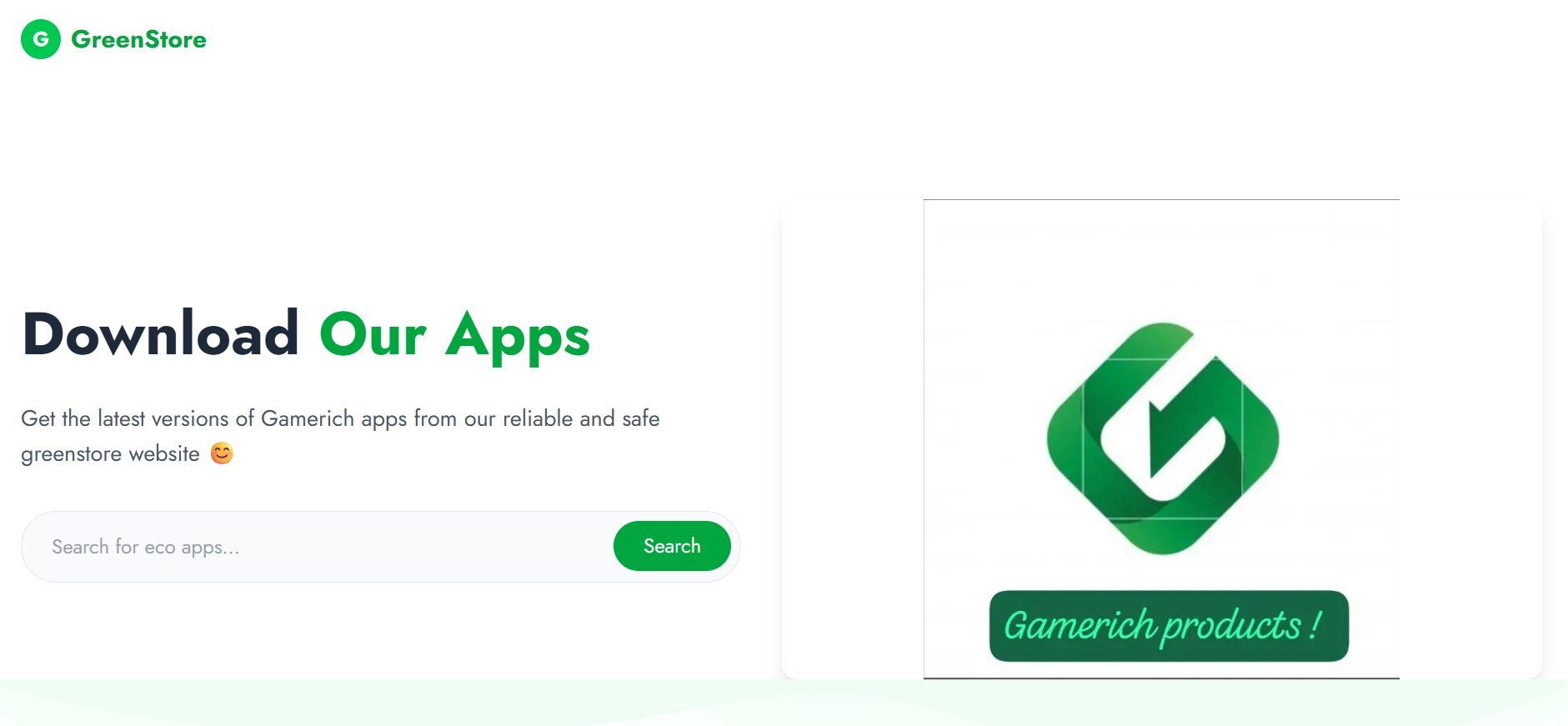 Greenstore screenshot