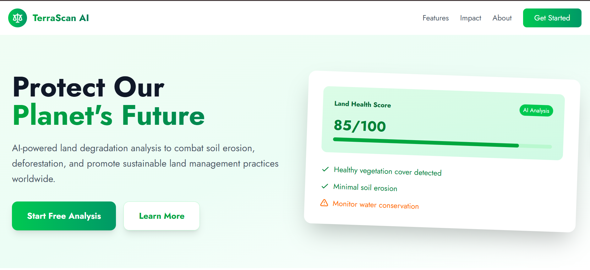 TerraScan-AI screenshot